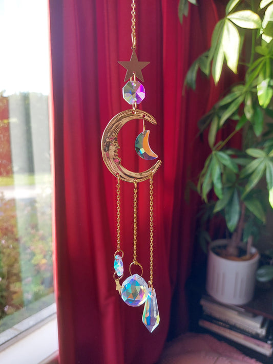 Moon Phase Window Hanging