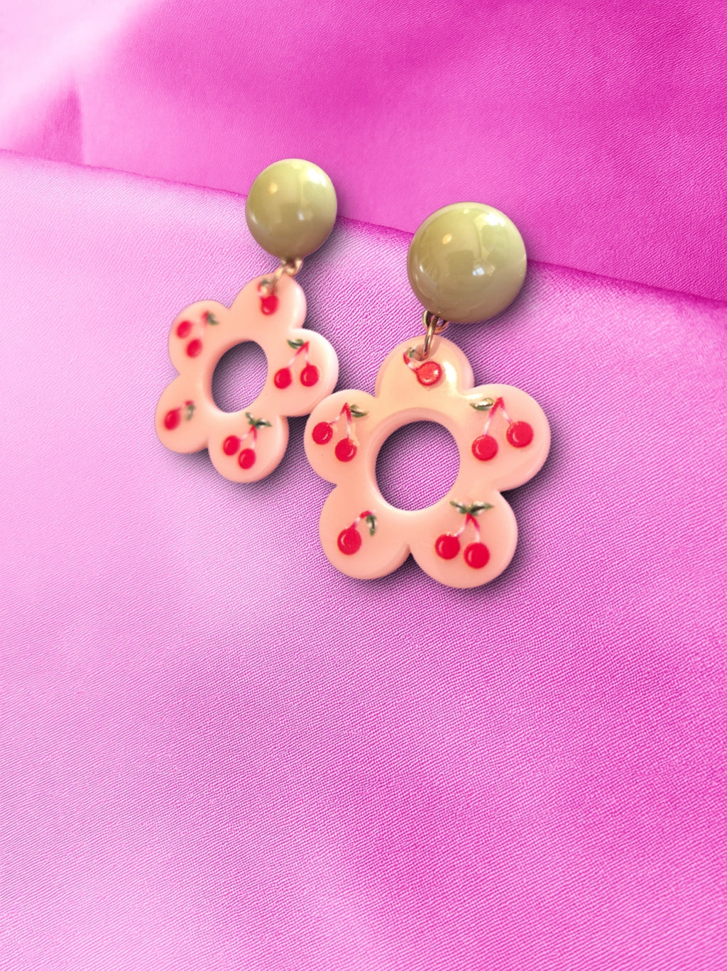 Sakura Cherry Earrings