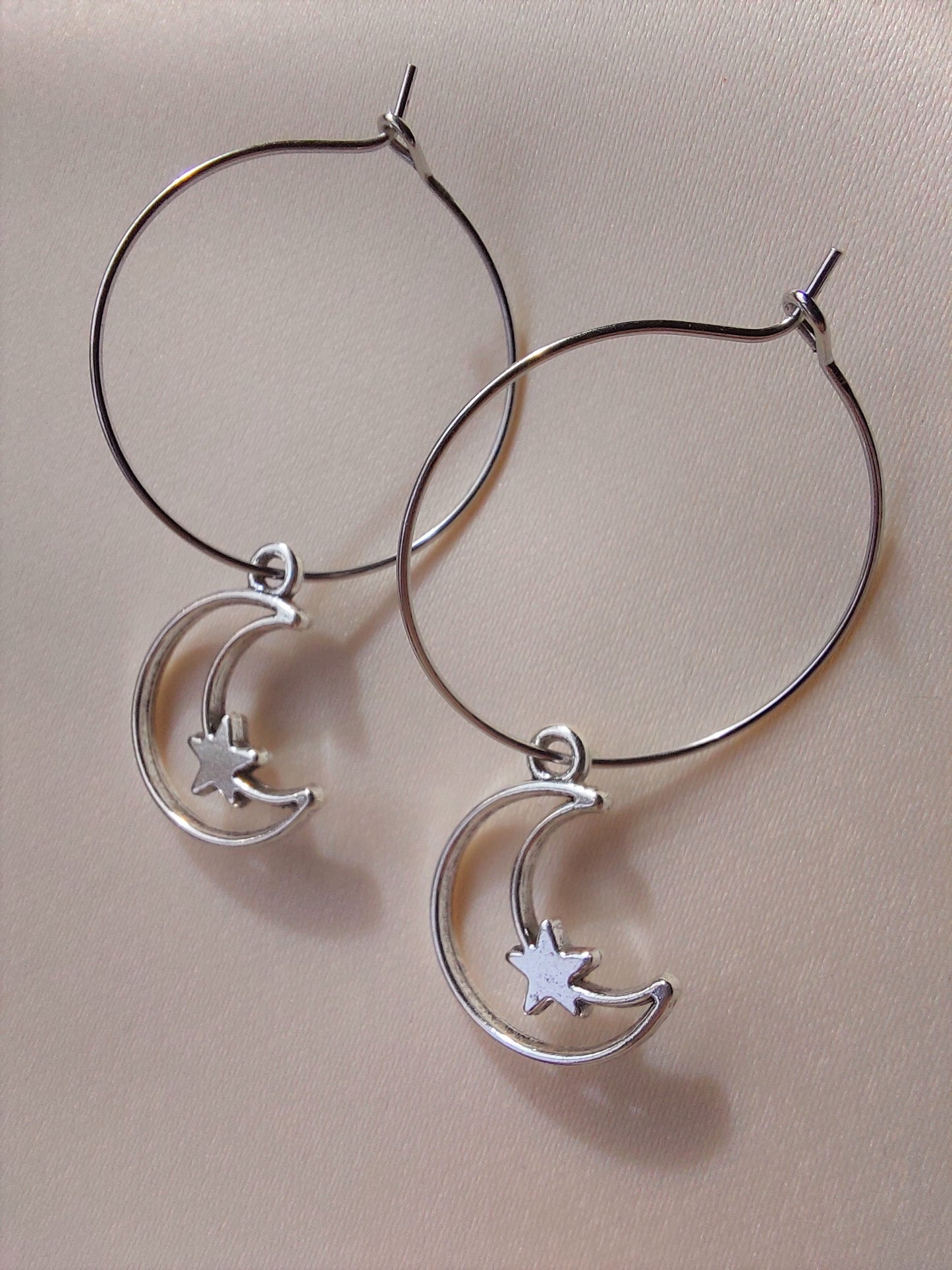 Moon & Star Earrings