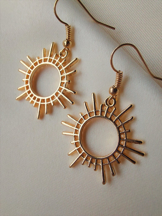 Sunburst earrings