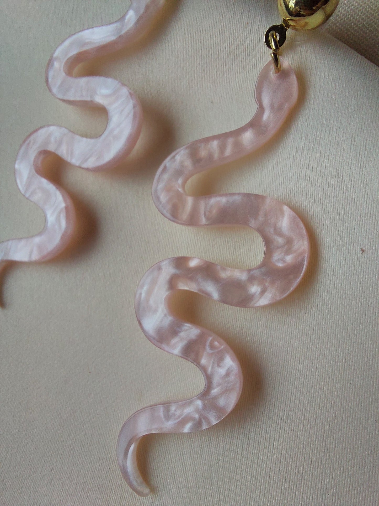 Snake Drop Earrings