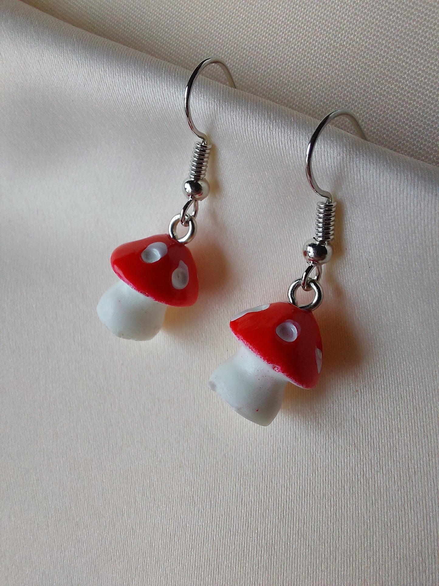 Mini Mushroom Earrings