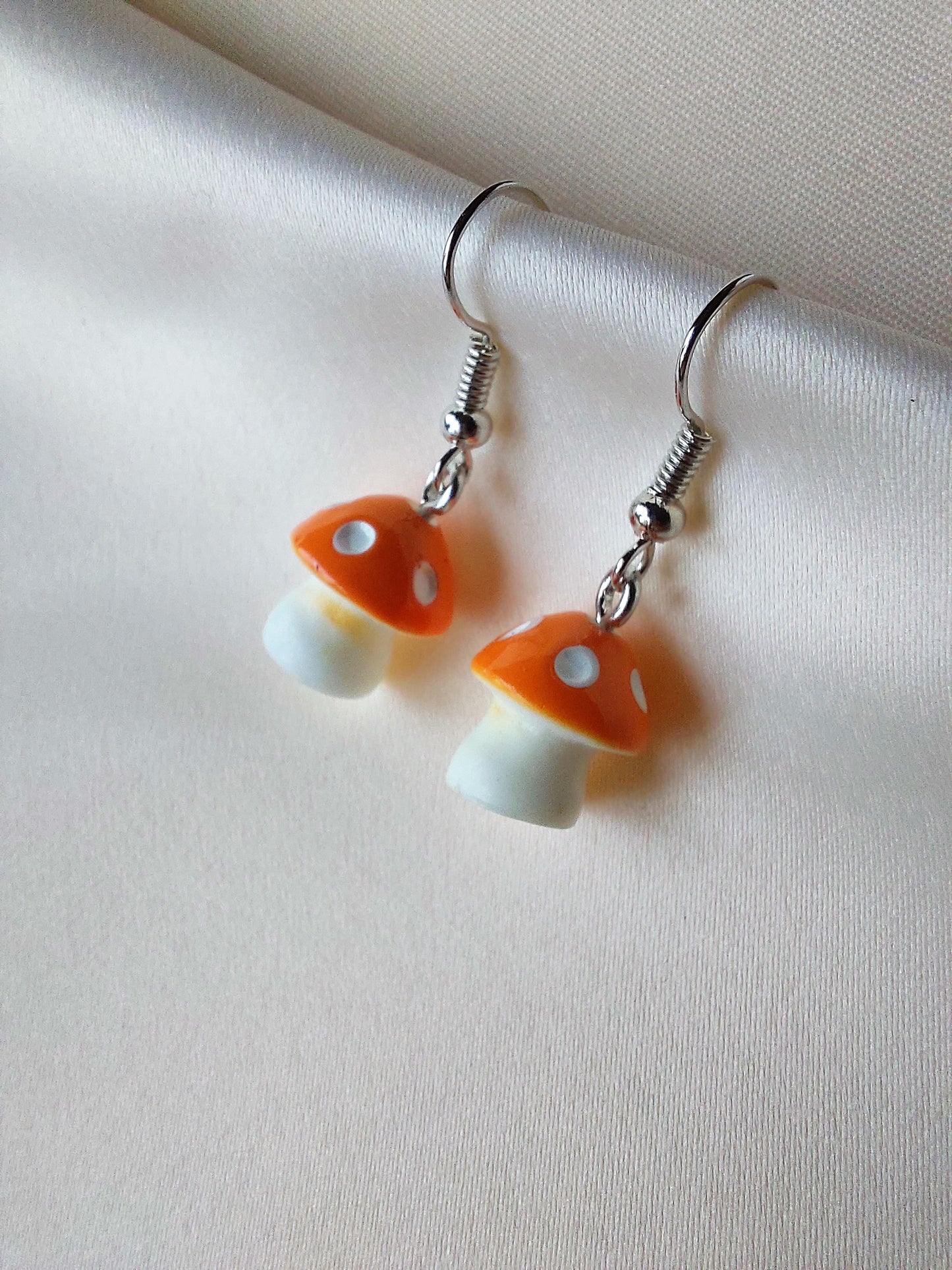 Mini Mushroom Earrings