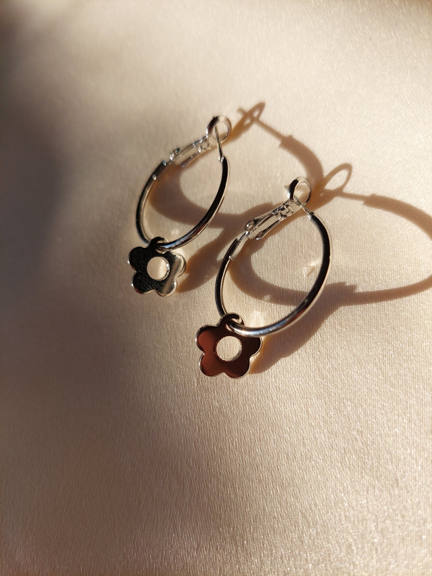Flower Charm Earrings