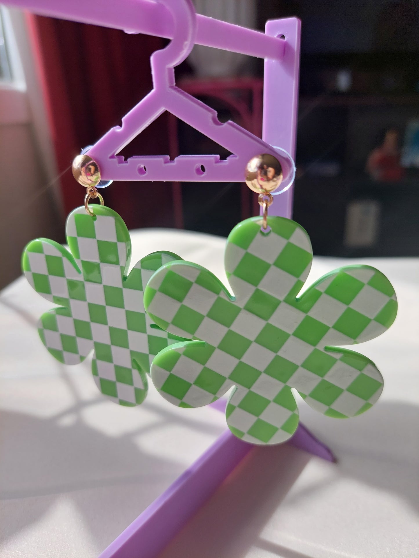 Mod 60's Flower Earrings