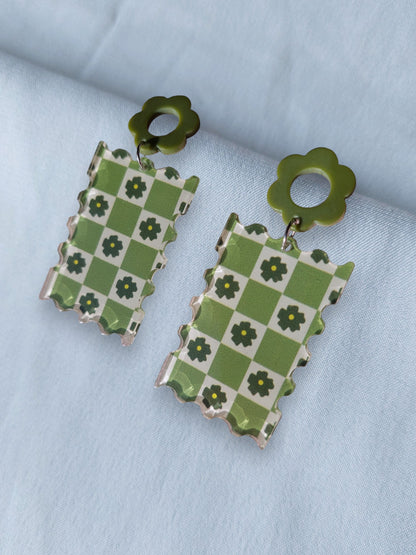 Retro Flower Earrings
