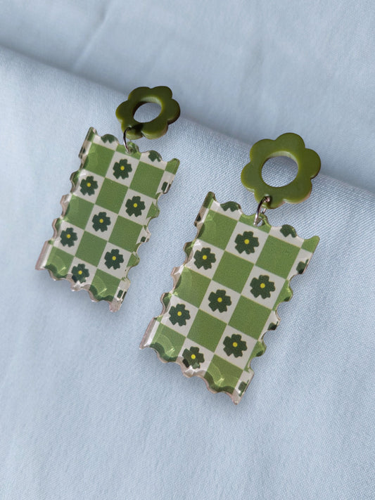 Retro Flower Earrings