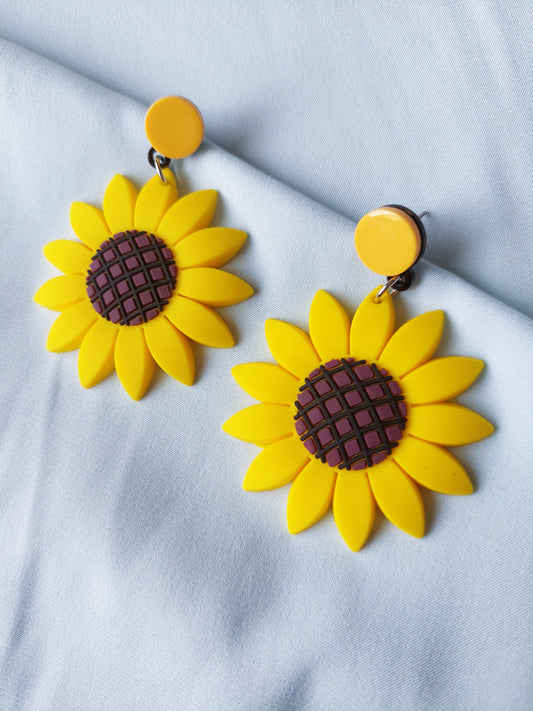 Sunflower Blossom Earrings