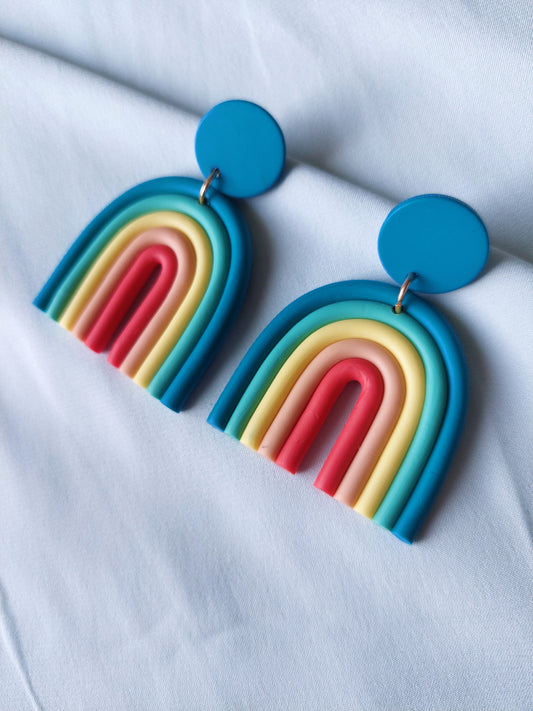 Retro Rainbow Earrings