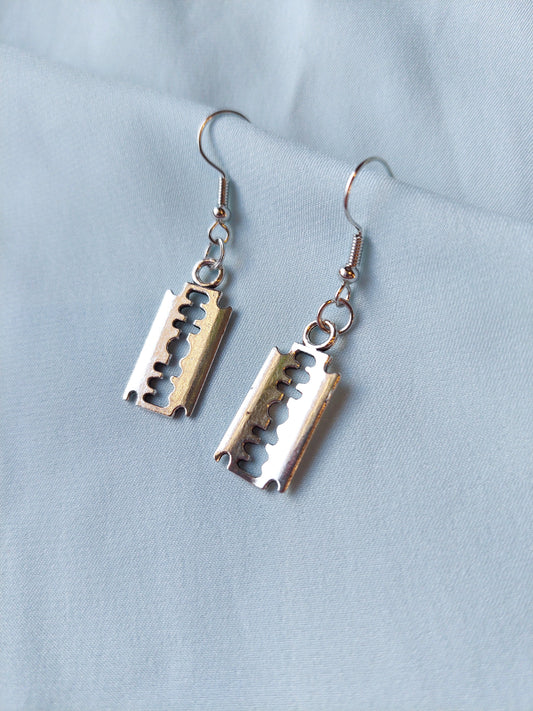 Razor Blade Earrings