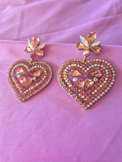 Rhinestone Romance Earrings
