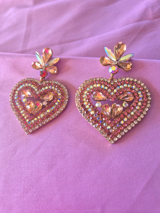 Rhinestone Romance Earrings