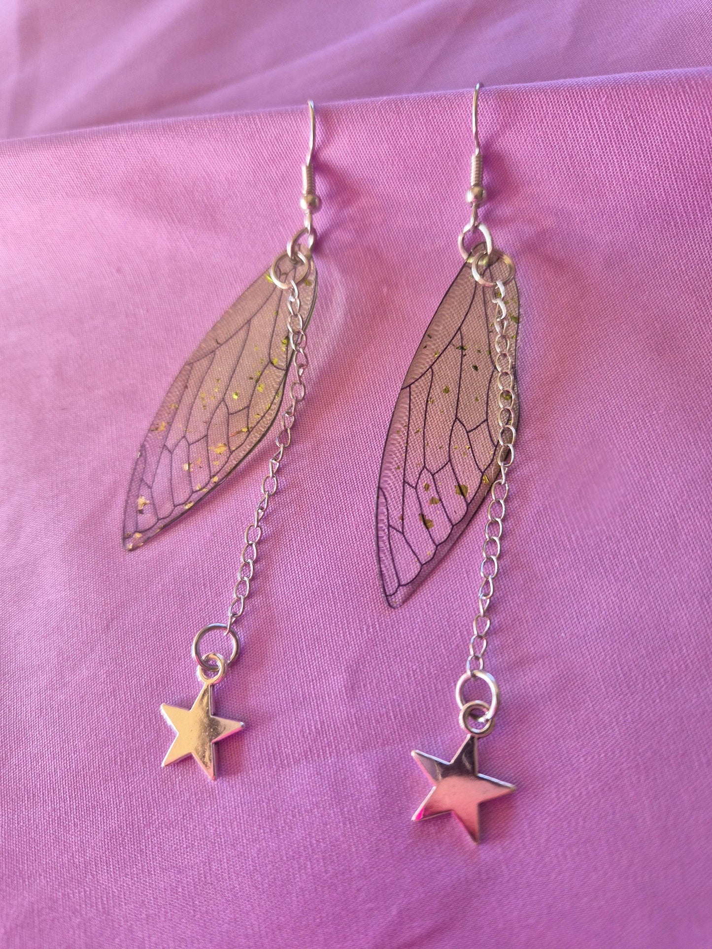 Moonlight Moth Earrings