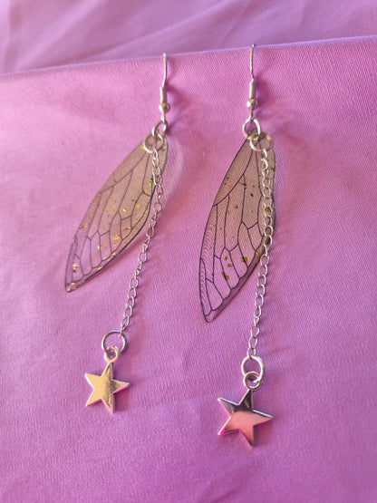Moonlight Moth Earrings