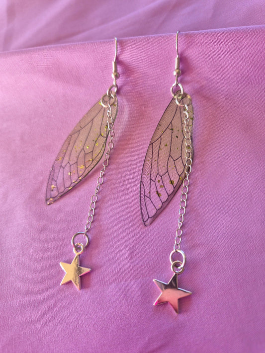 Moonlight Moth Earrings