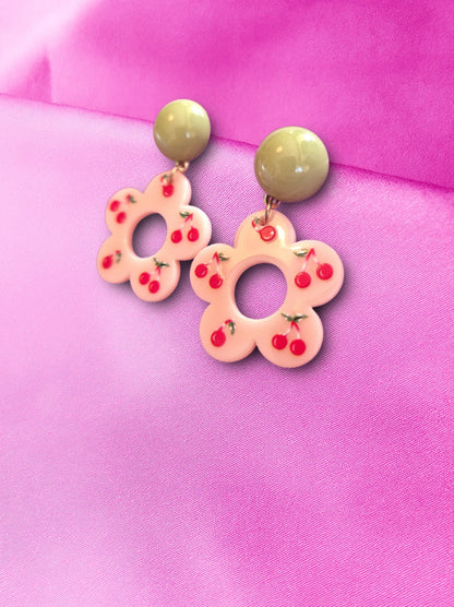 Sakura Cherry Earrings