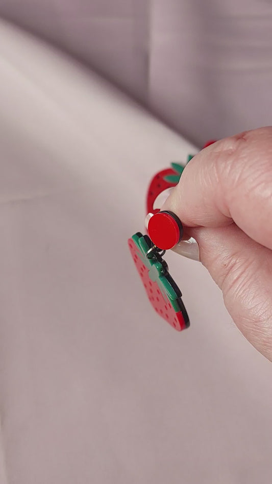 Strawberry Earrings
