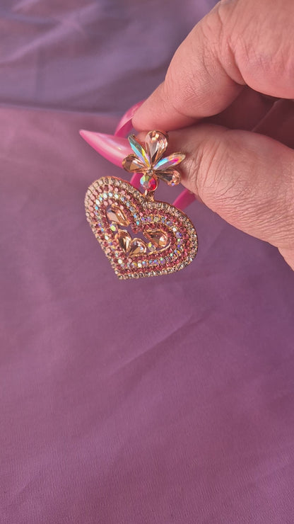 Rhinestone Romance Earrings