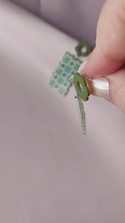 Retro Flower Earrings