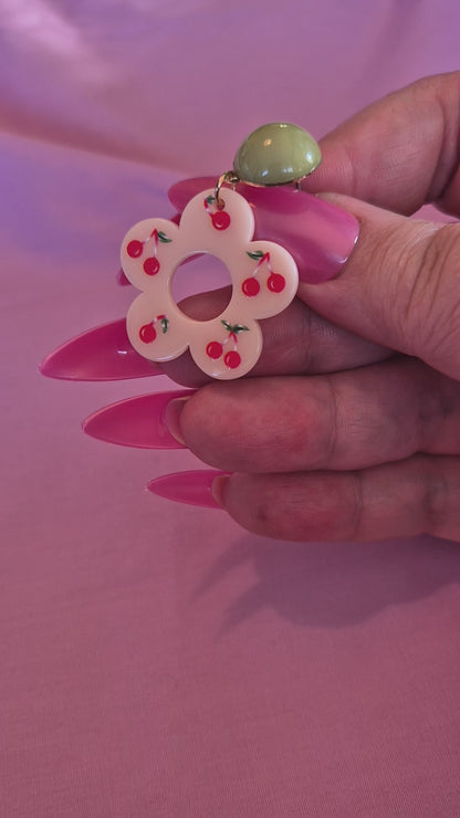 Sakura Cherry Earrings