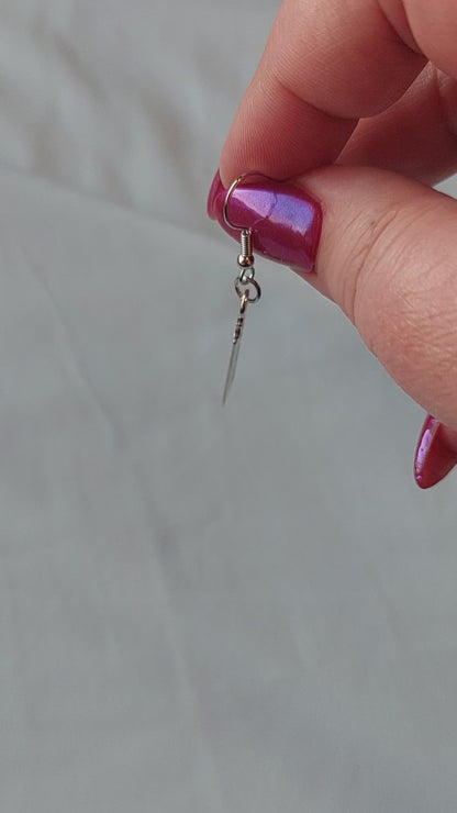 Razor Blade Earrings