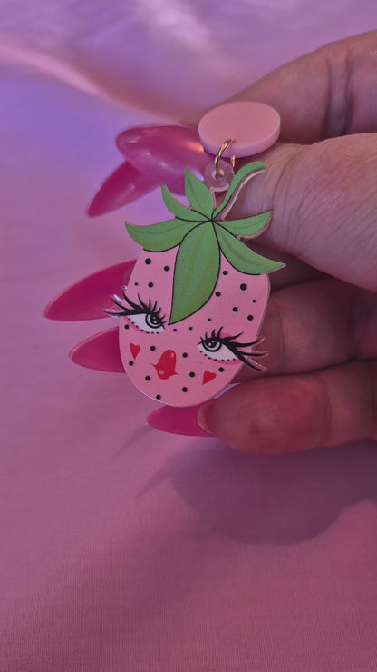 Berry Sweetheart Earrings