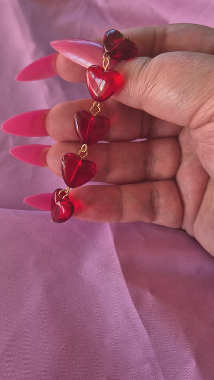 Supernova Heart Earrings