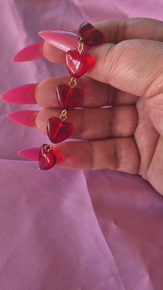 Supernova Heart Earrings