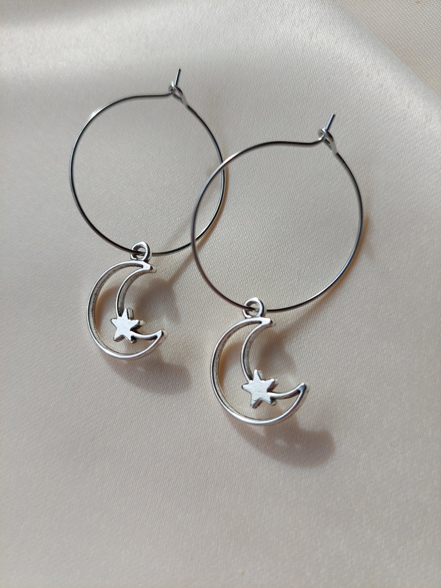 Moon & Star Earrings