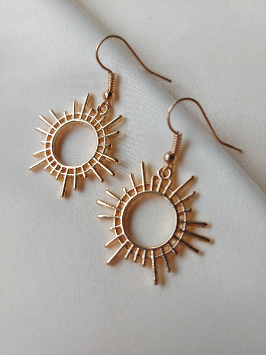 Sunburst earrings