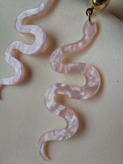 Snake Drop Earrings