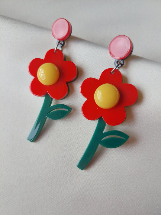 Aroha Flower Earrings