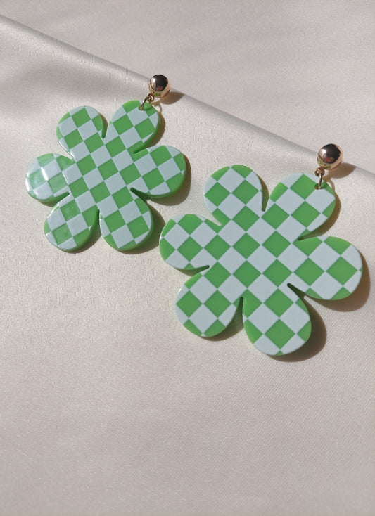 Mod 60's Flower Earrings