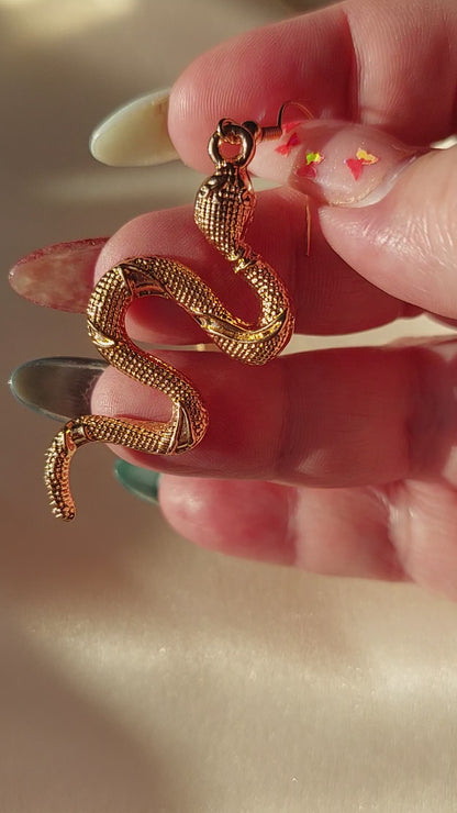 Snake Hook Earrings