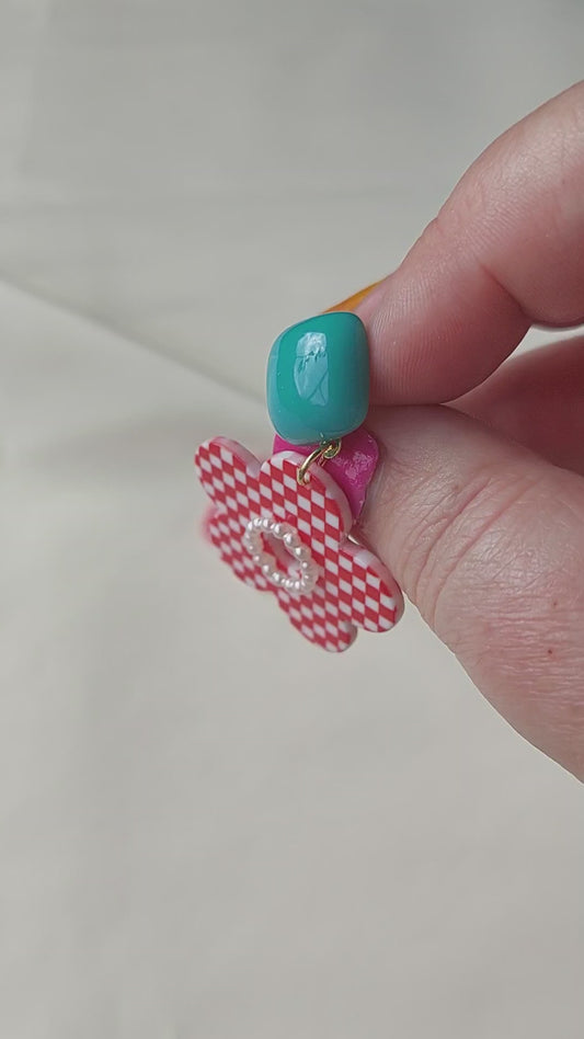 Daisy Plaid Earrings