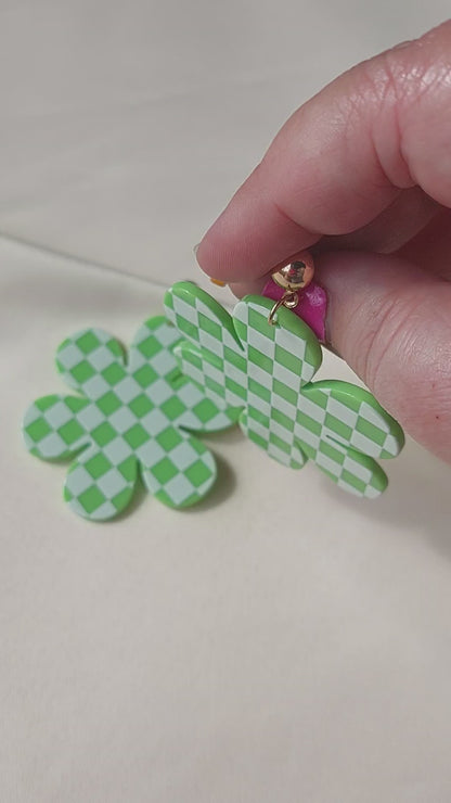Mod 60's Flower Earrings