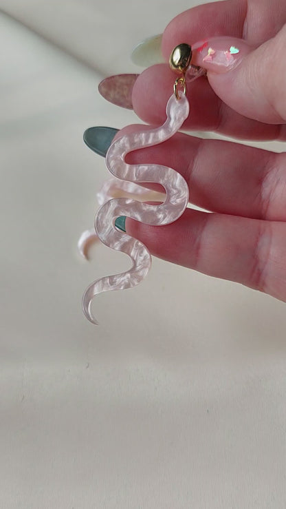 Snake Drop Earrings